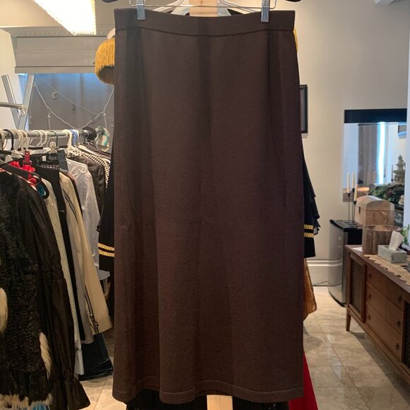 Premier Knits Size 12 Brown Four Piece Jacket Top and Two Skirts - Picture 4 of 6